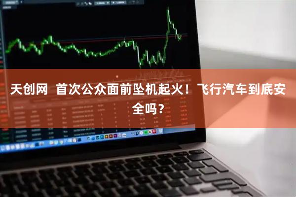 天创网  首次公众面前坠机起火！飞行汽车到底安全吗？